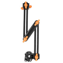 Smart umbrella holder with orange details, front view