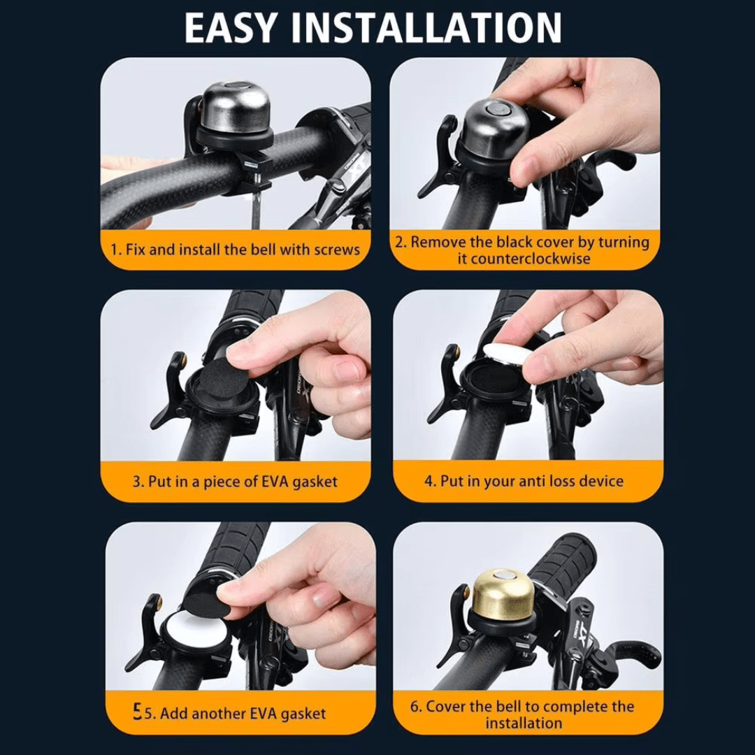 Smart ringklocka med AirTag - hållare - Tillbehör - Wheelyshop