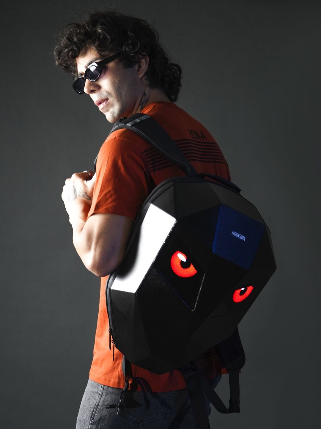 Premium Edition backpack, worn by a person