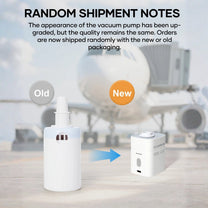 Vacuum pump included with smart backpack Vacuum Edition