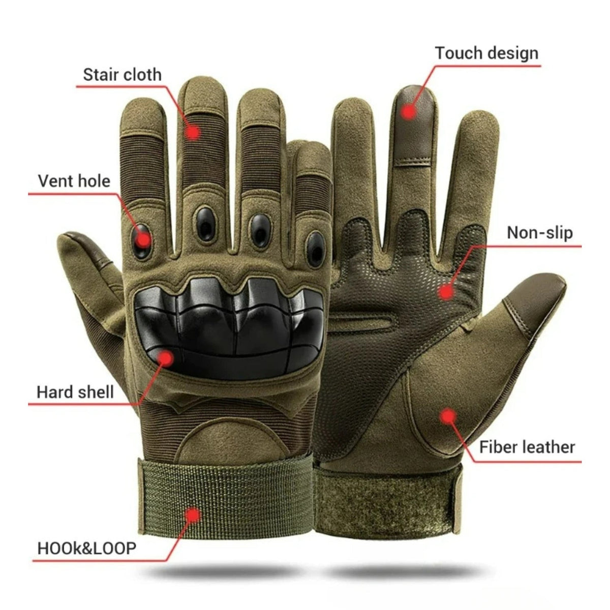 Product information: smart gloves Military Edition