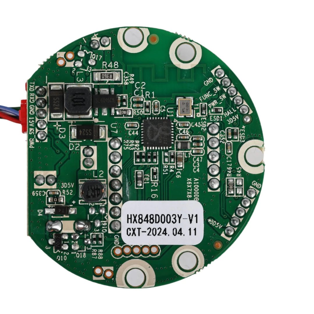 Control unit with display and cable for HX X8, back of the display