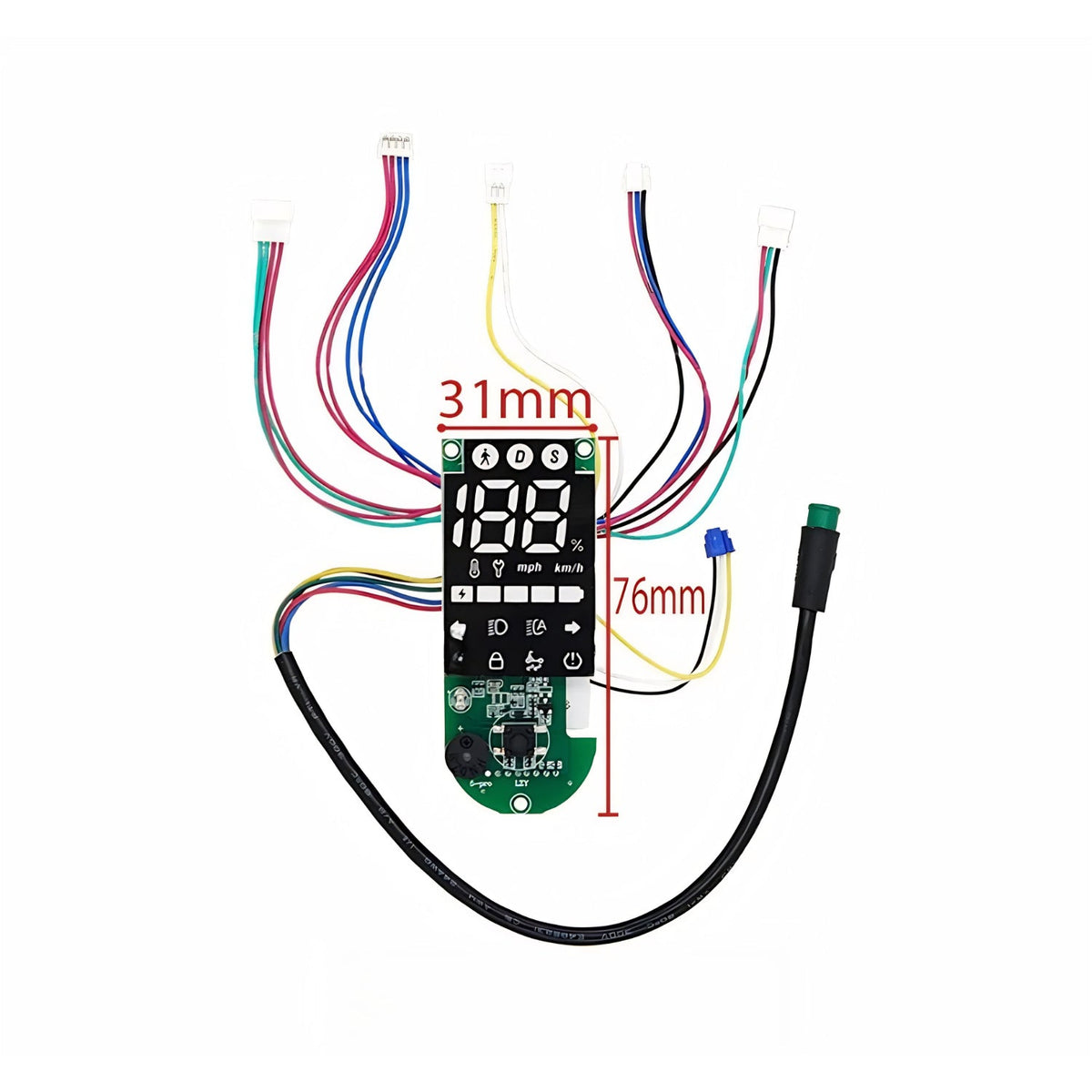 Connector of handlebar display for Xiaomi 5 Pro