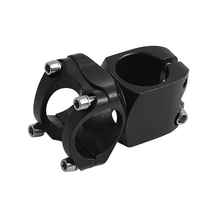 Handlebar stem clamp for INOKIM OX/OXO, angled view
