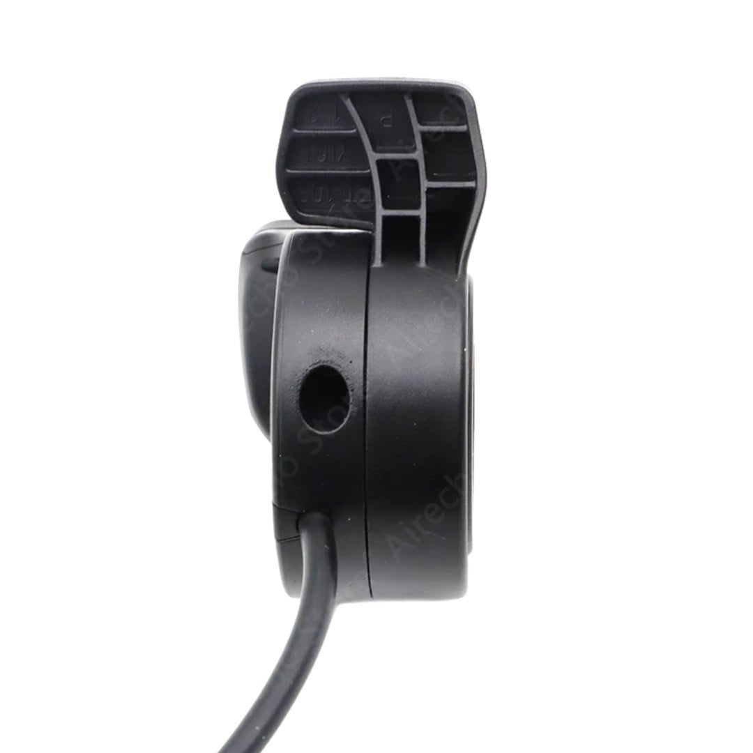 Thumb throttle for KuKirin G2 Master, angled view from the other side