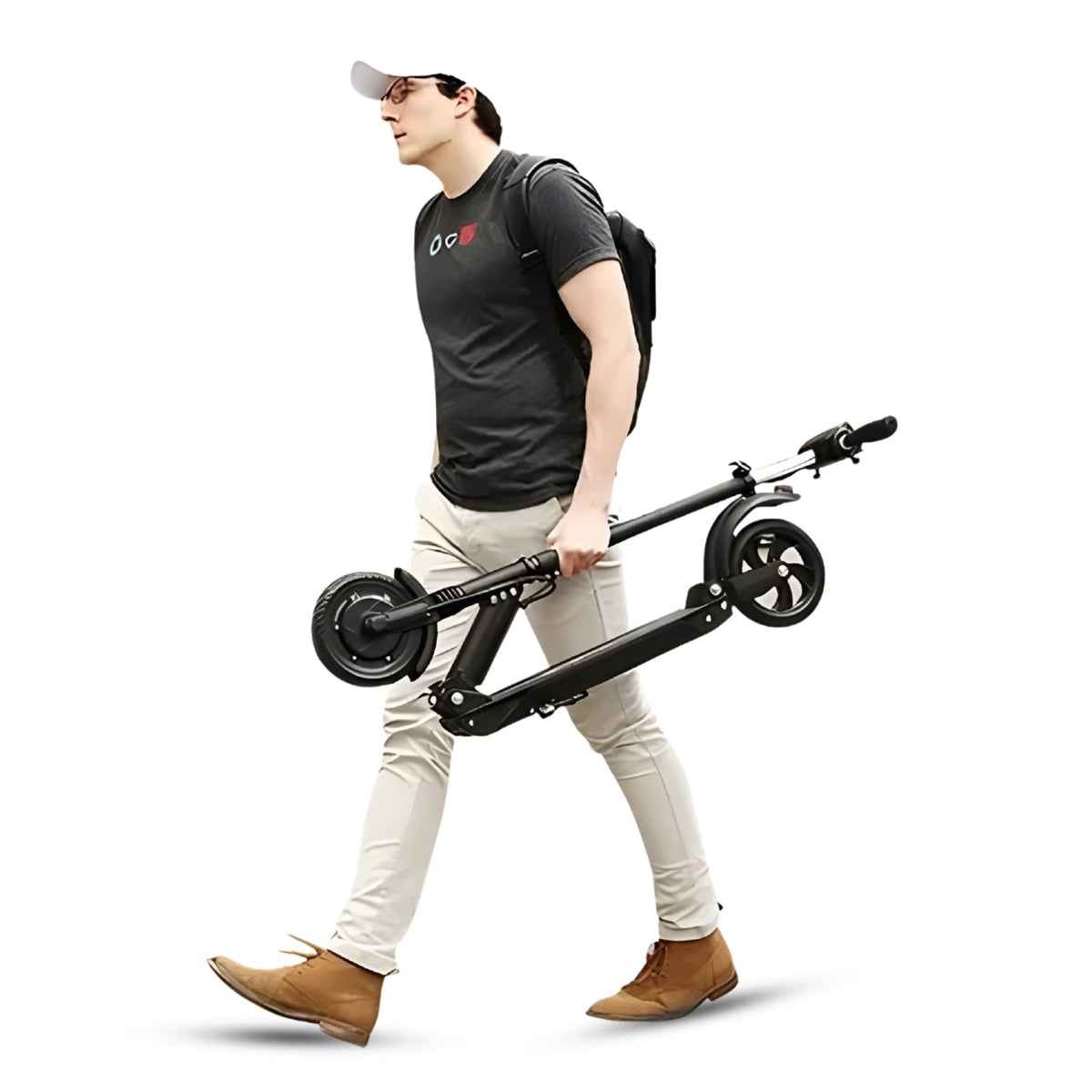 Folding handlebar for KuKirin S1/S2/S3 used to carry the electric scooter