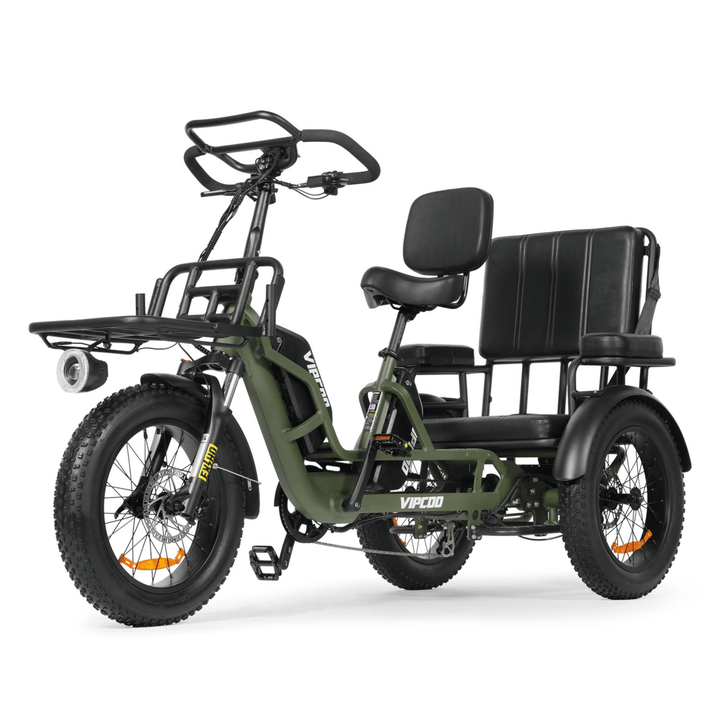 VIPCOO R1 electric tricycle, front three-quarter view