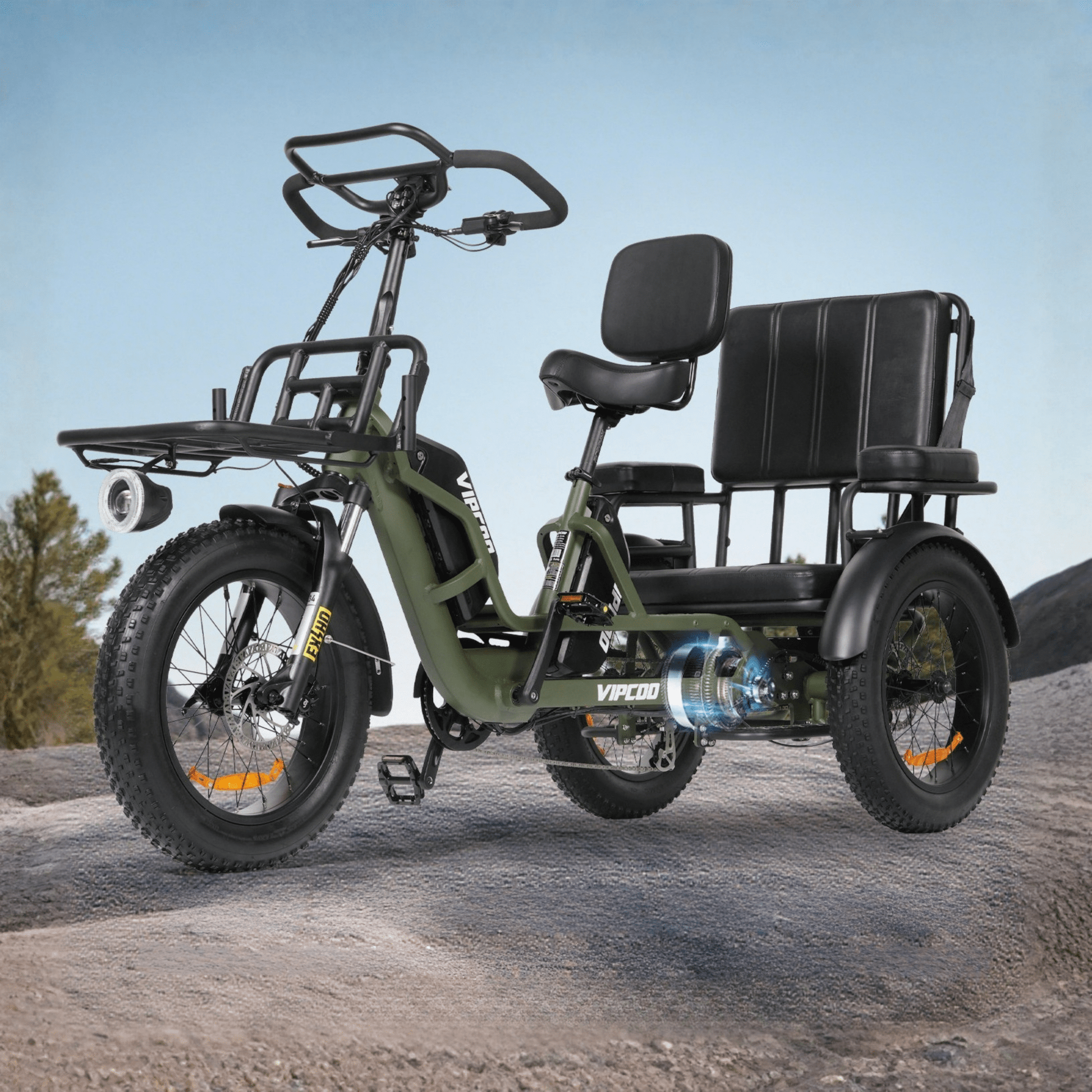 VIPCOO R1 - Trehjuling - Wheelyshop