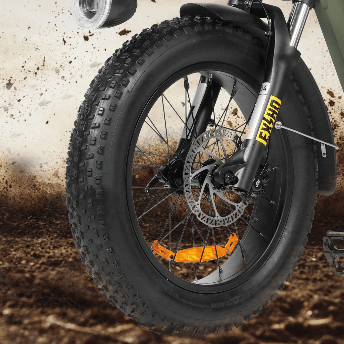 Close-up of the VIPCOO R1 tyre