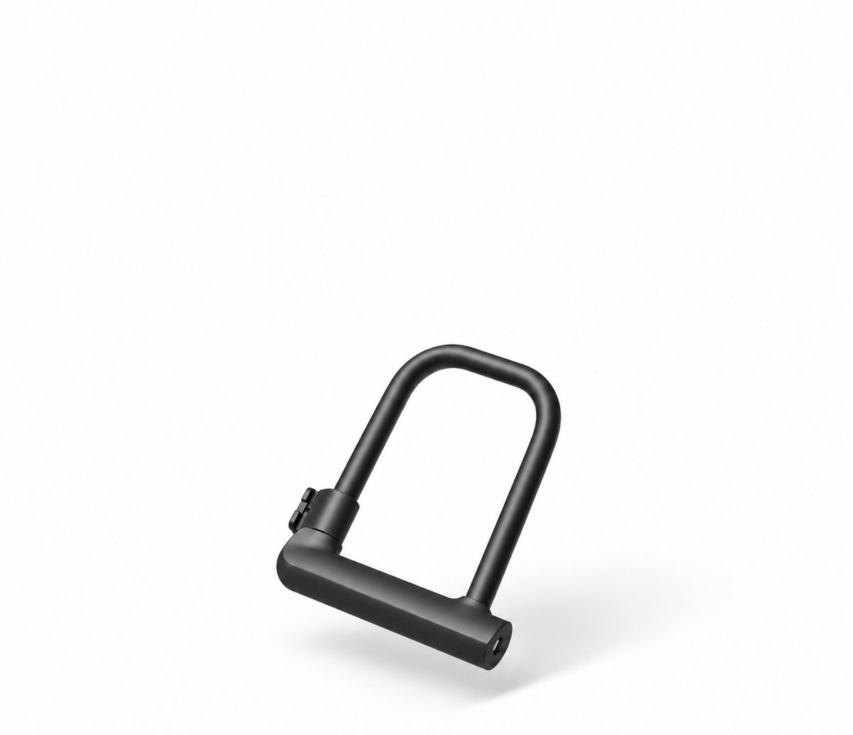 E-scooter and e-bike lock from Wheelyshop – black U-lock on white