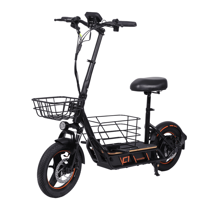 Wheely H14 electric scooter, front three-quarter view