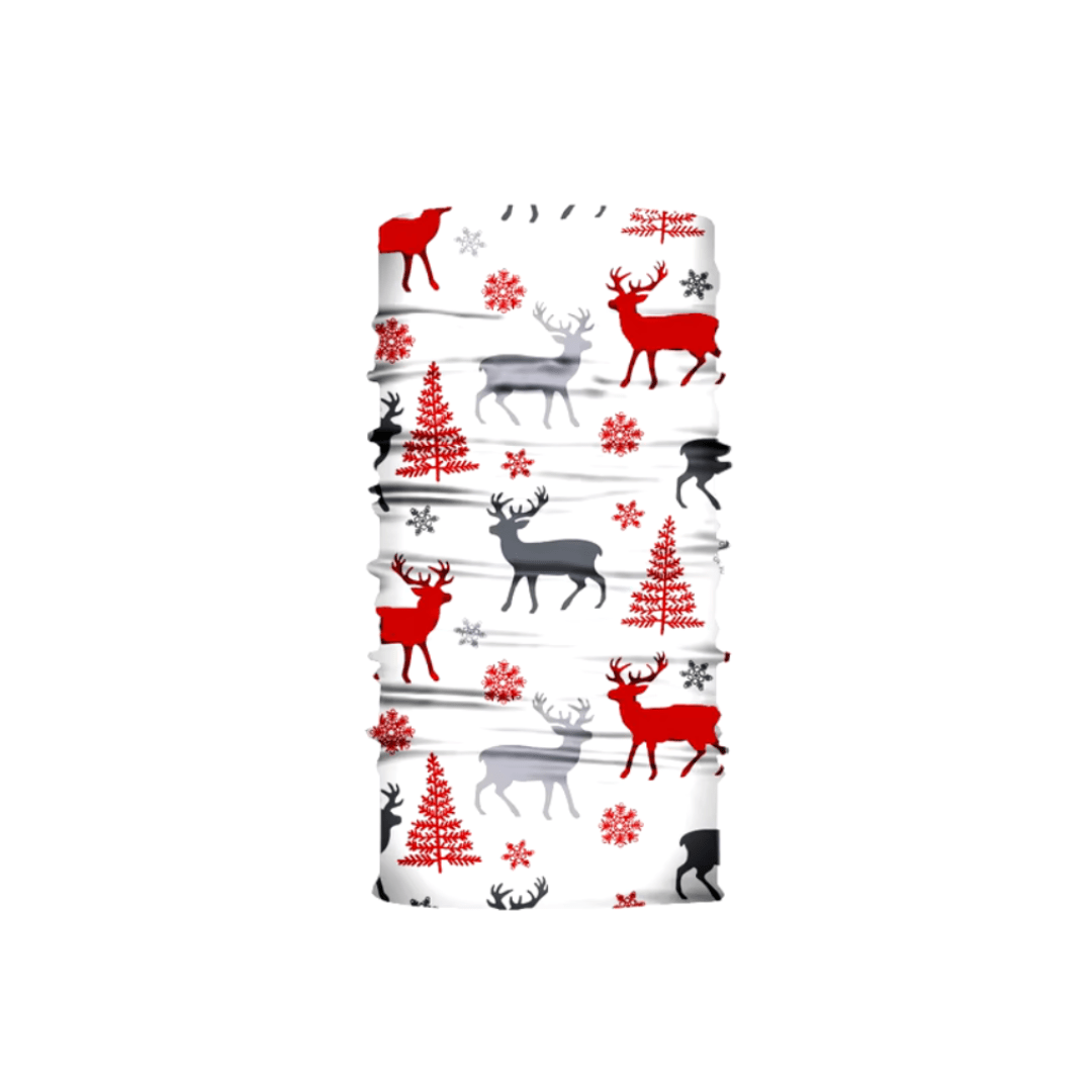 WindGuard Christmas Edition face mask with white pattern with reindeer