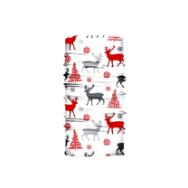 WindGuard Christmas Edition face mask with white pattern with reindeer
