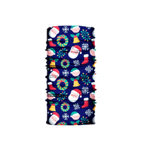 WindGuard Christmas Edition face mask with blue Christmas pattern