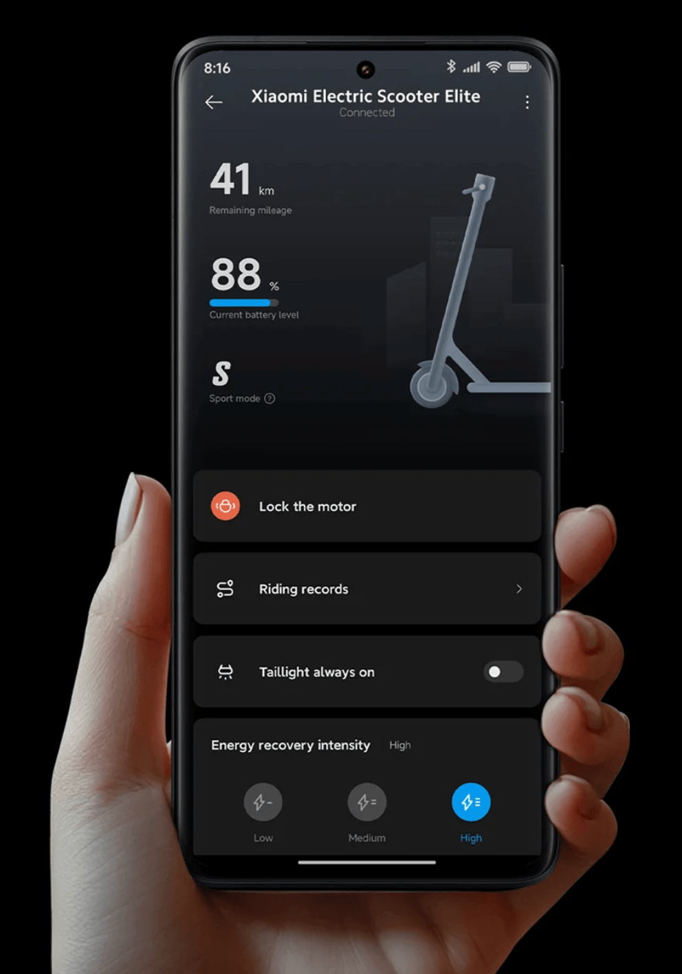 Xiaomi Elite - Elsparkcykel - Wheelyshop