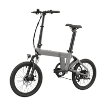 YANGOR H19 folding e-bike seen from the side in grey