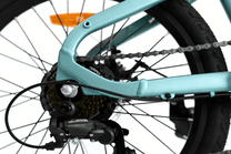 YANGOR H19 gears and chain in light blue