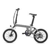 YANGOR H19 folding e-bike seen from the other side in grey