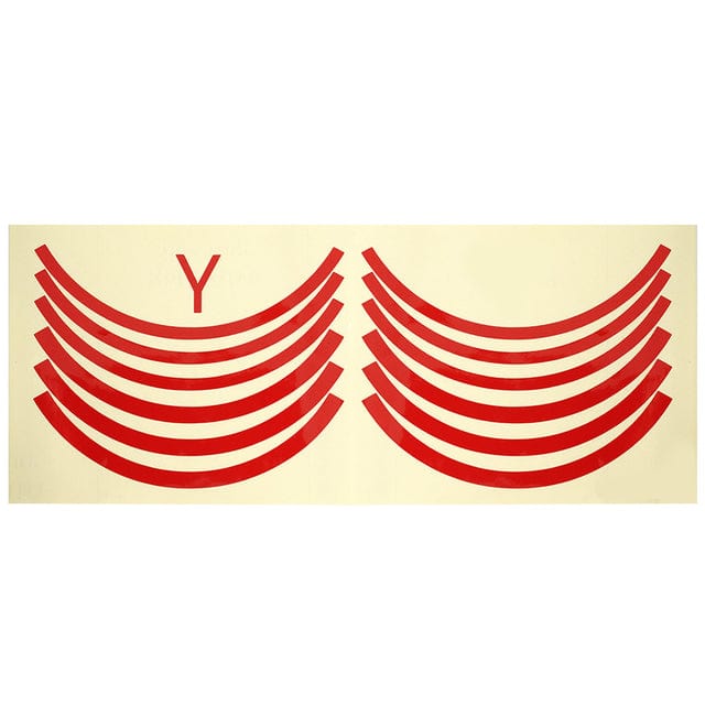 Reflektiv säkerhetsdekal hjul - Tillbehör - Wheelyshop