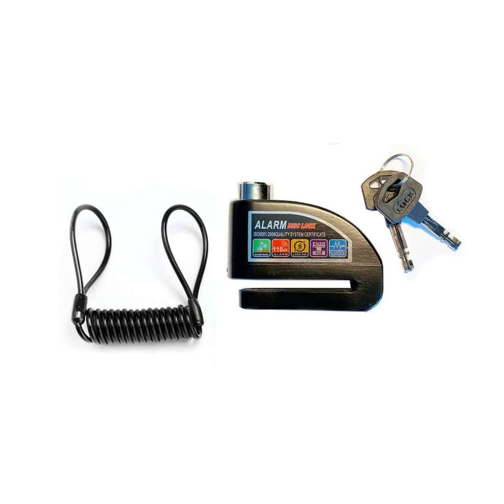 Disc Brake Lock with Alarm System